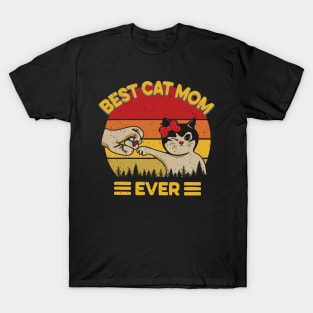 Cute Cat Mom, Best Cat Mom Ever, Cat Lady Gift T-Shirt